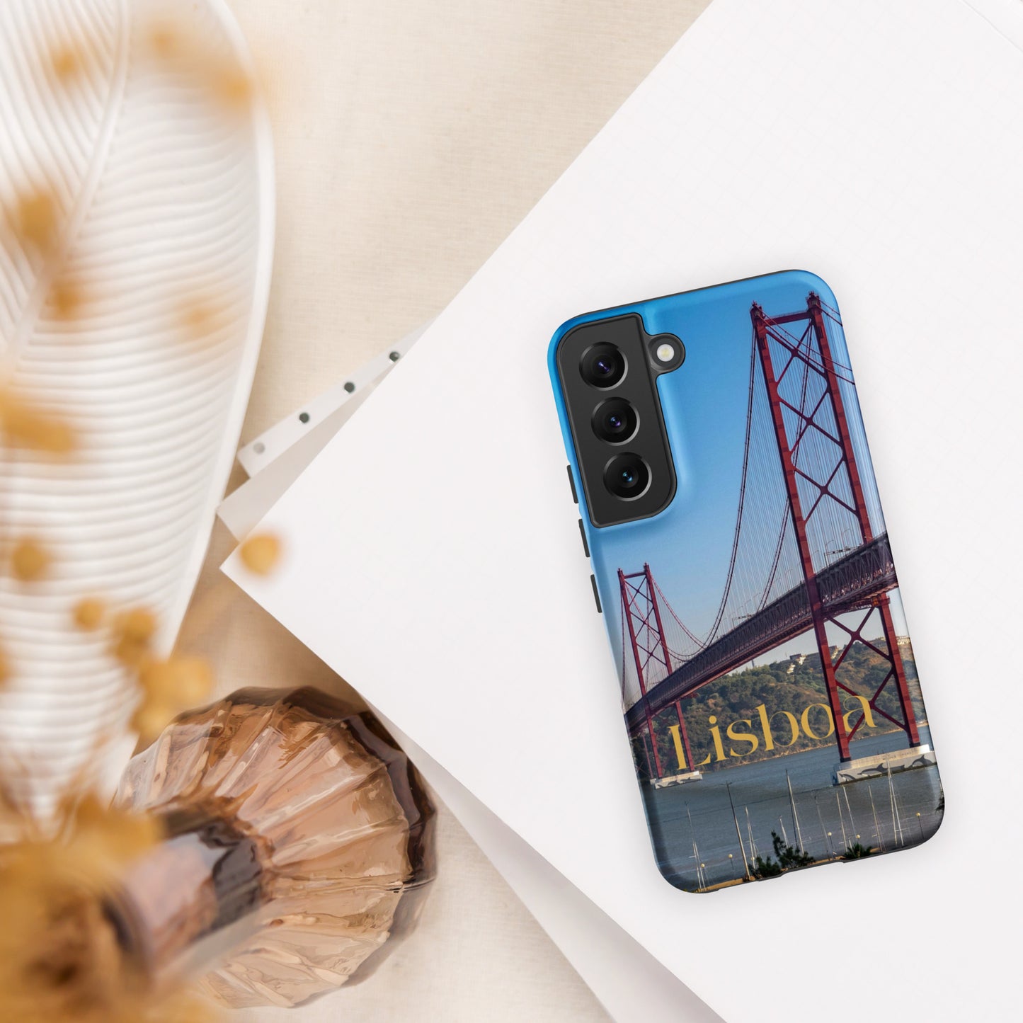 Coque Samsung rigide double protection « Photo Lisboa »