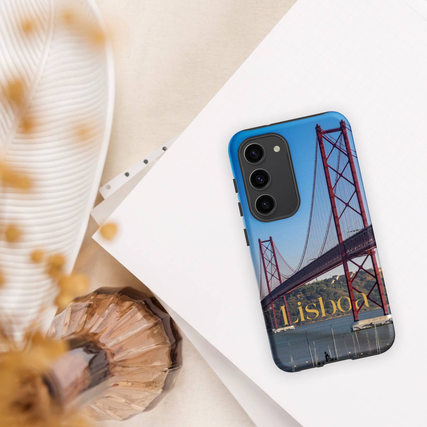 Coque Samsung rigide double protection « Photo Lisboa »