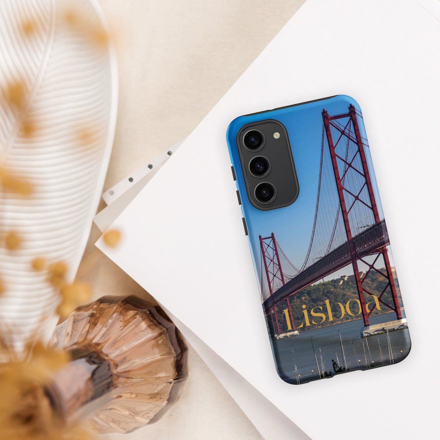 Coque Samsung rigide double protection « Photo Lisboa »