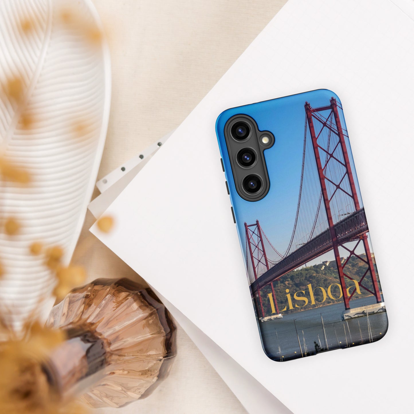 Coque Samsung rigide double protection « Photo Lisboa »