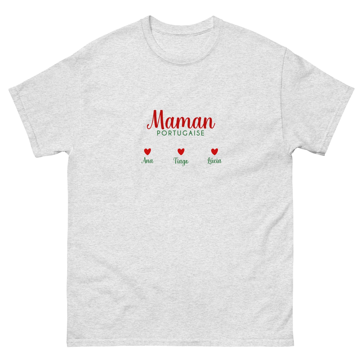 T-shirt « Maman portugaise » personnalisable