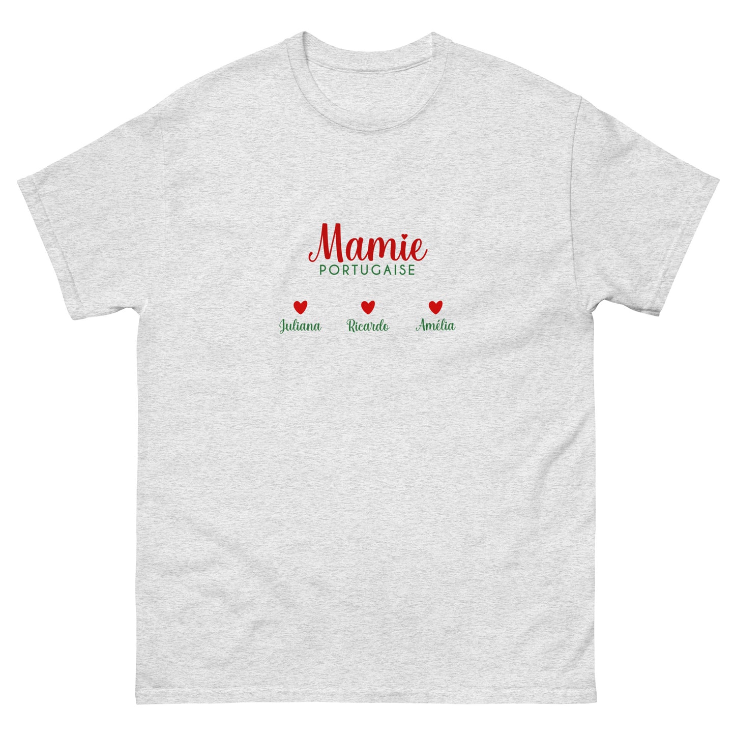 T-shirt « Mamie portugaise » personnalisable