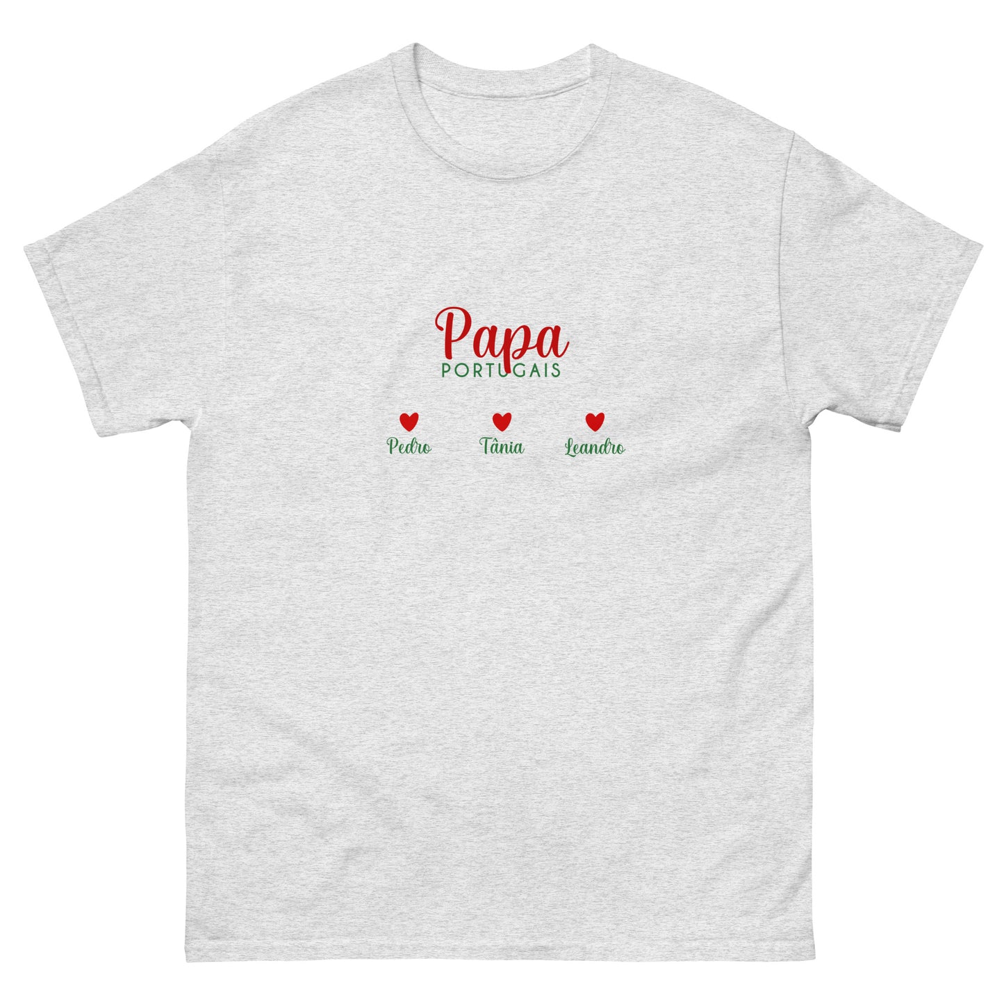 T-shirt « Papa portugais » personnalisable