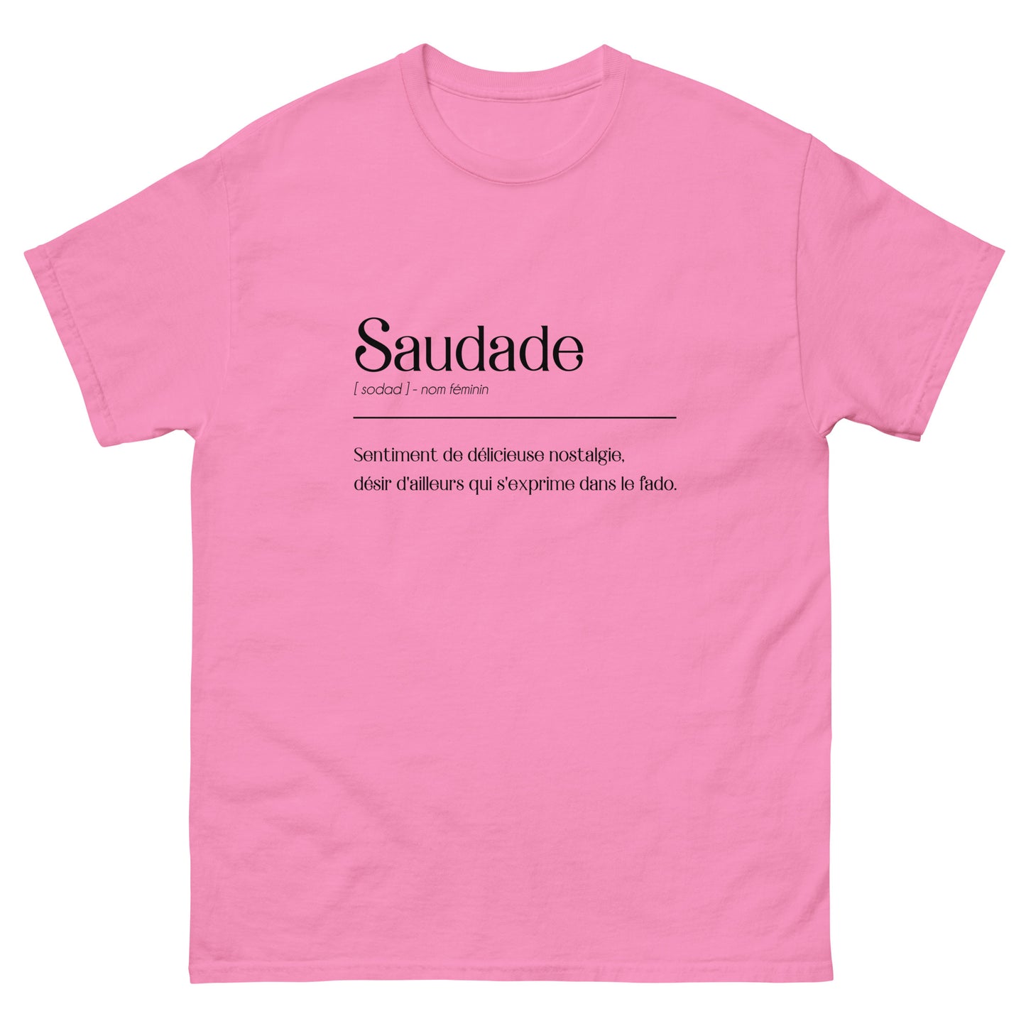 T-shirt « Définition Saudade »