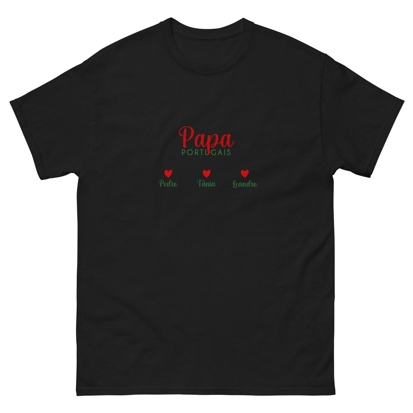 T-shirt « Papa portugais » personnalisable