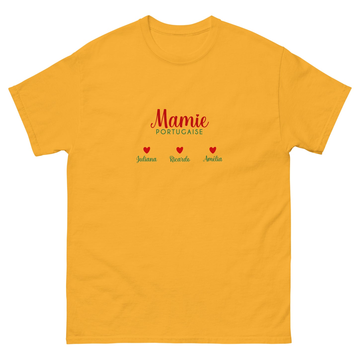 T-shirt « Mamie portugaise » personnalisable