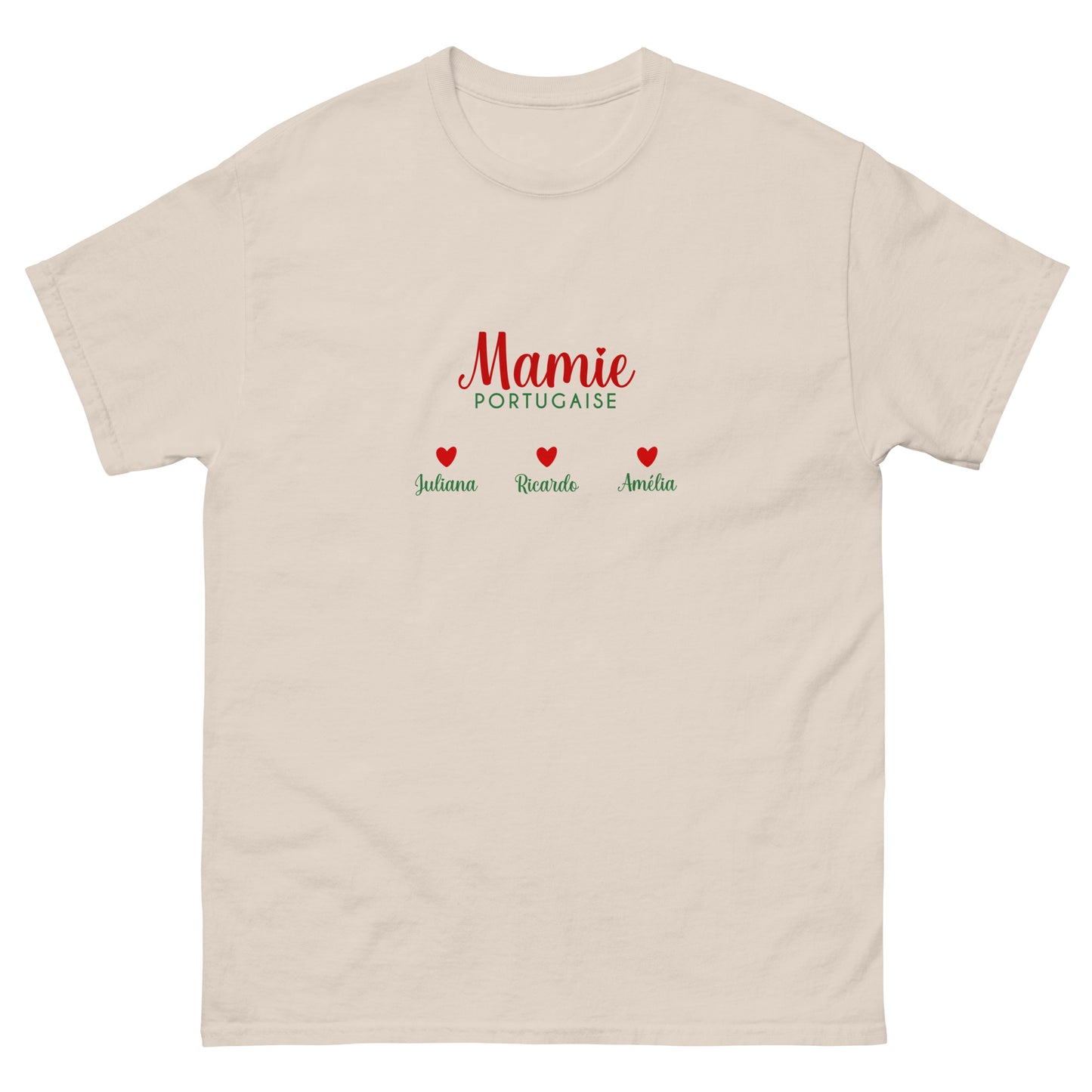 T-shirt « Mamie portugaise » personnalisable