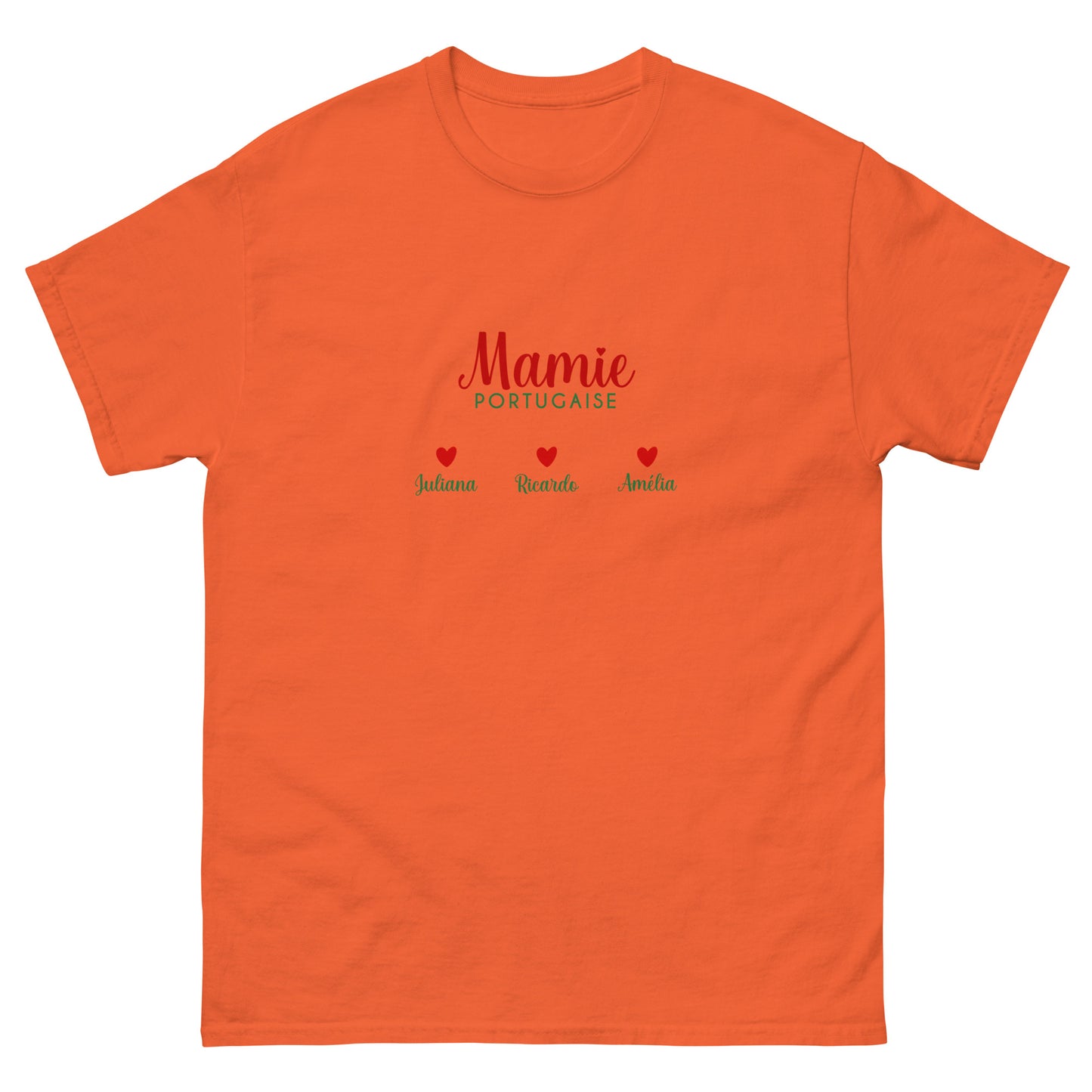 T-shirt « Mamie portugaise » personnalisable