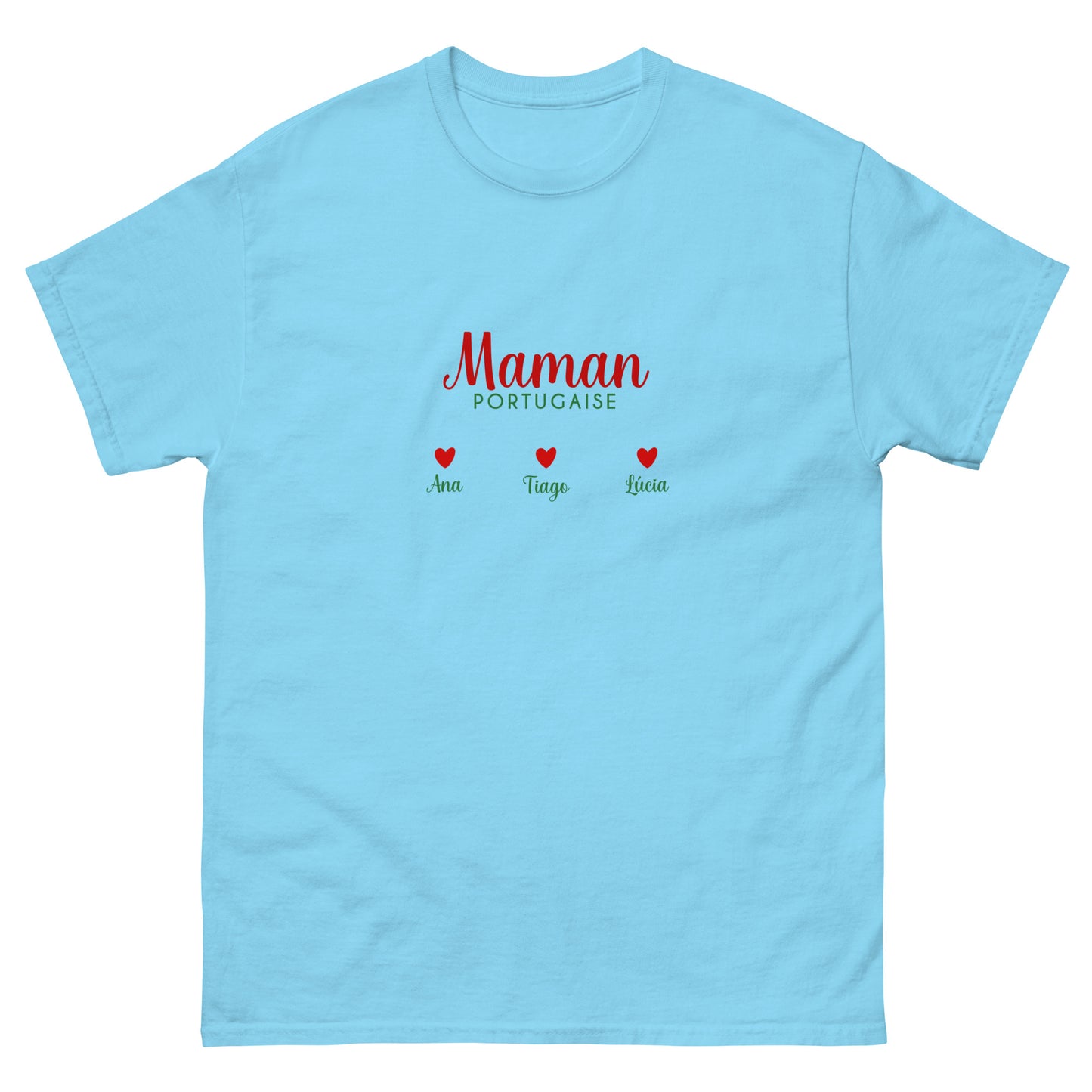 T-shirt « Maman portugaise » personnalisable