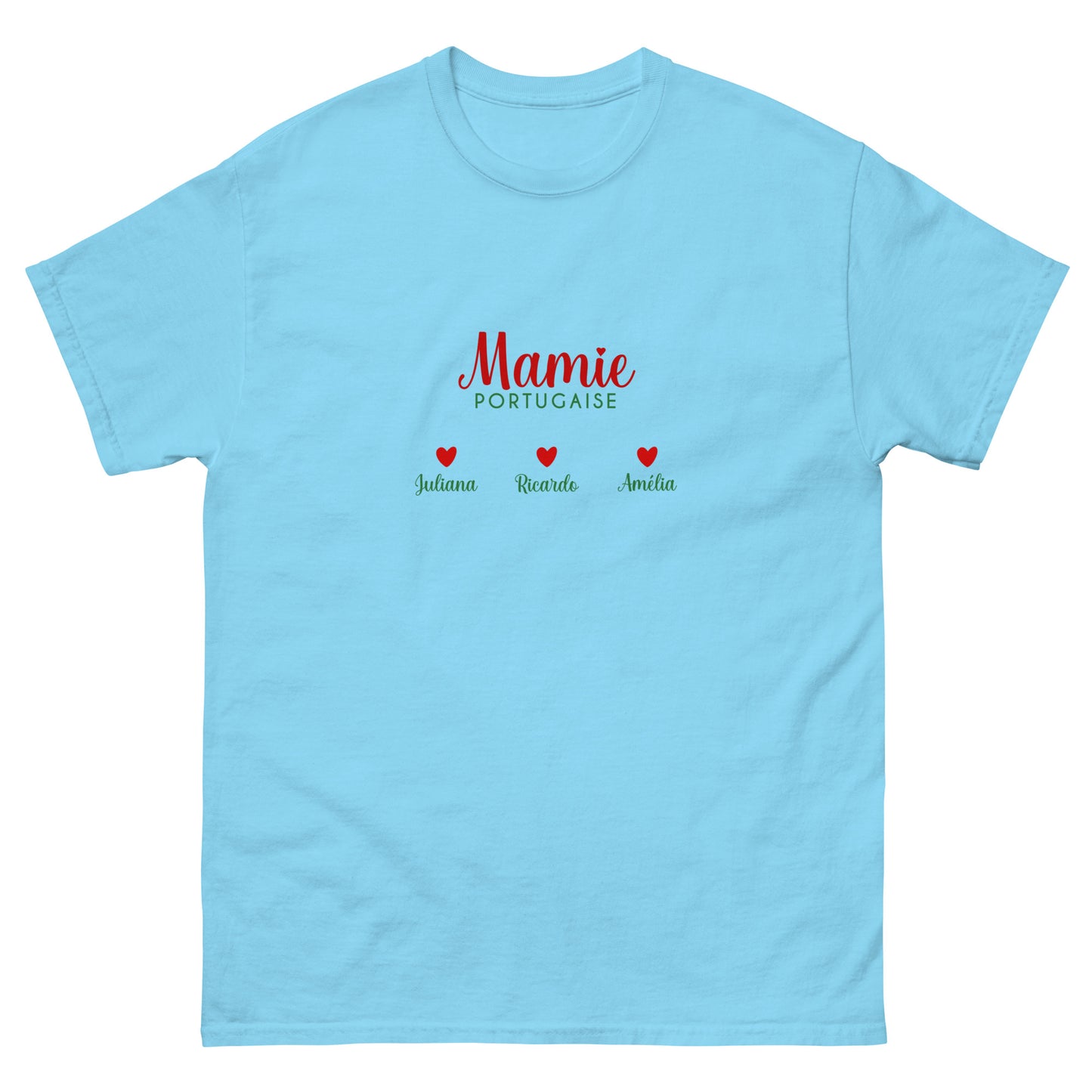 T-shirt « Mamie portugaise » personnalisable