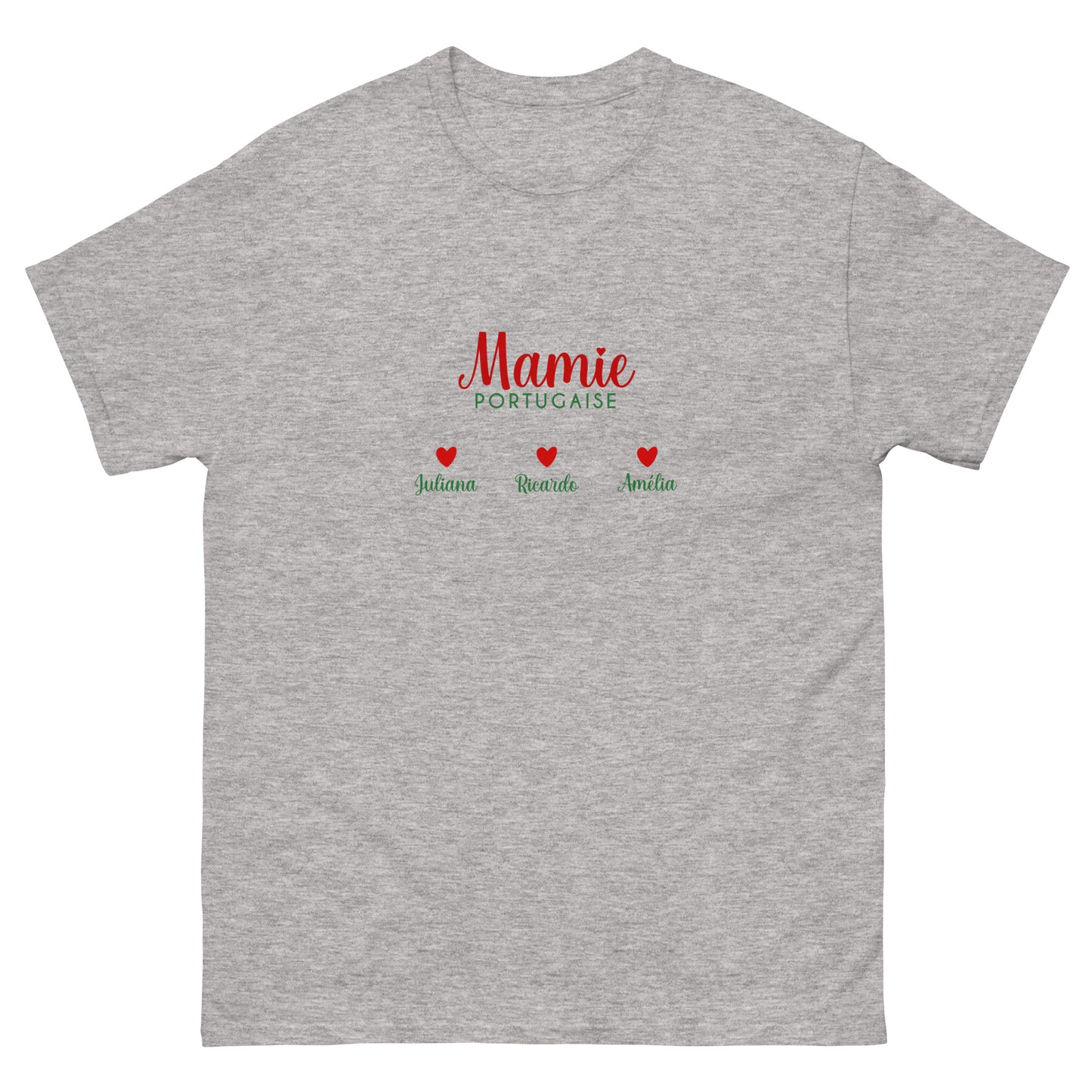 T-shirt « Mamie portugaise » personnalisable