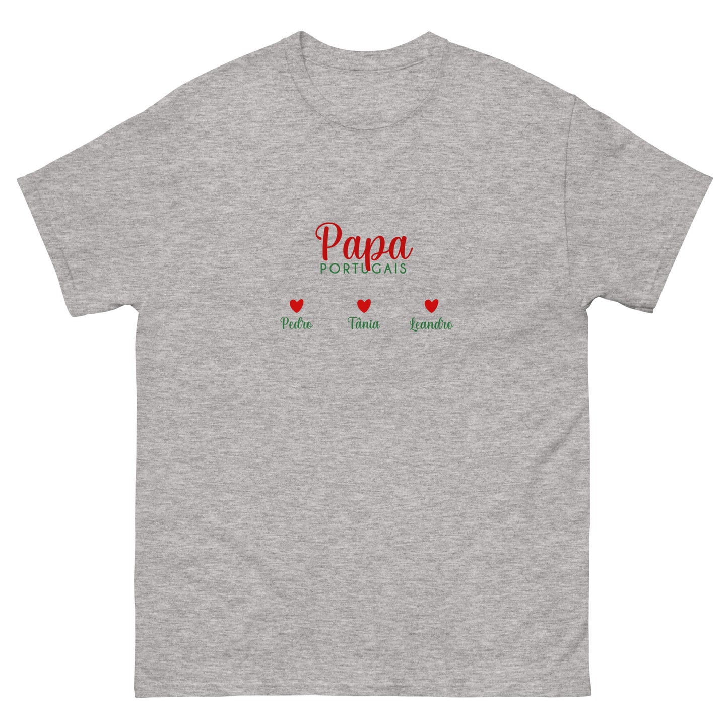 T-shirt « Papa portugais » personnalisable