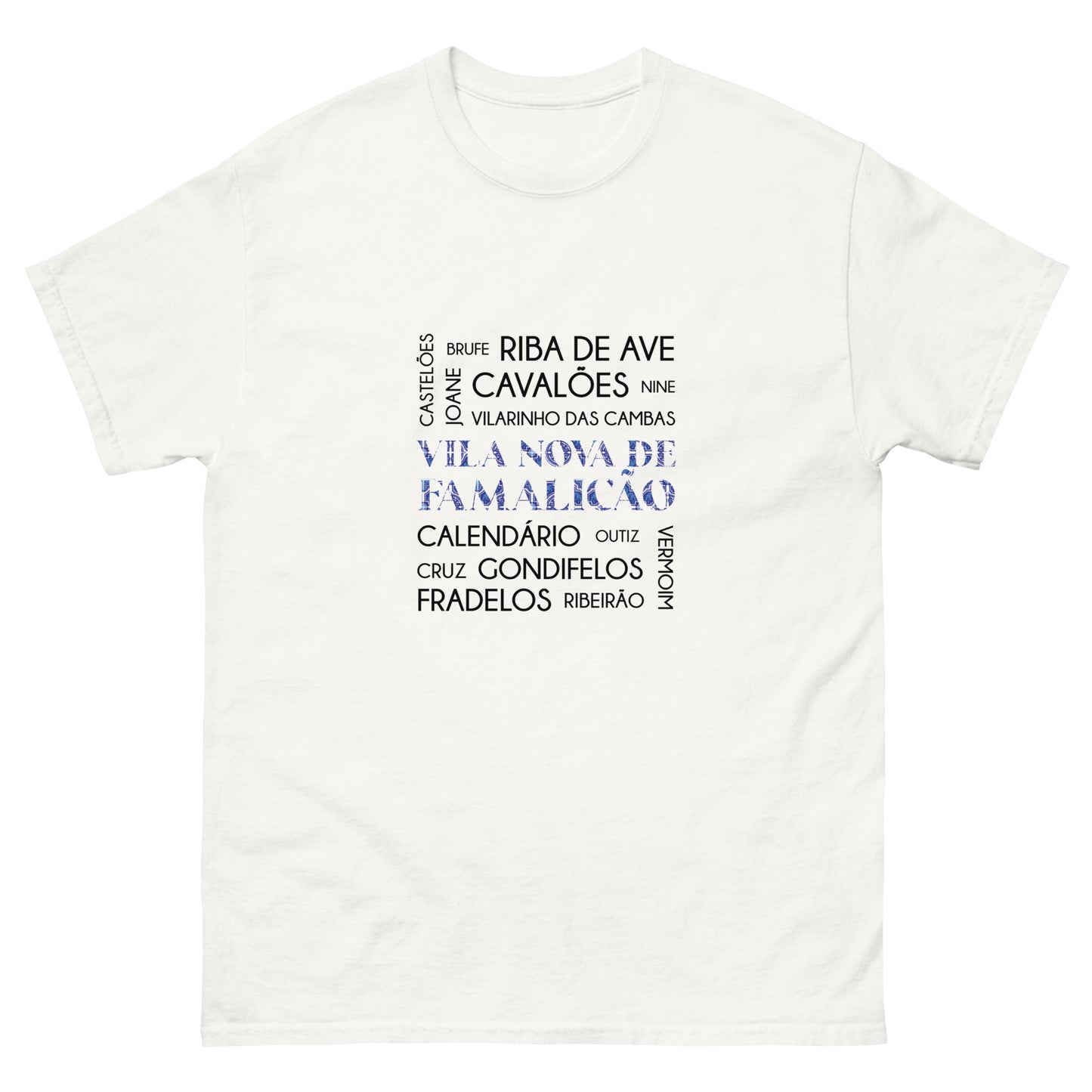 T-shirt “Vila Nova de Famalicão e freguesias”