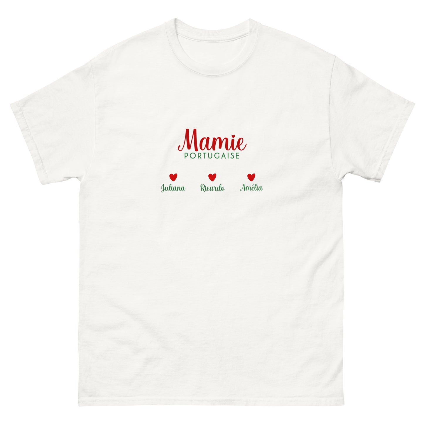 T-shirt « Mamie portugaise » personnalisable