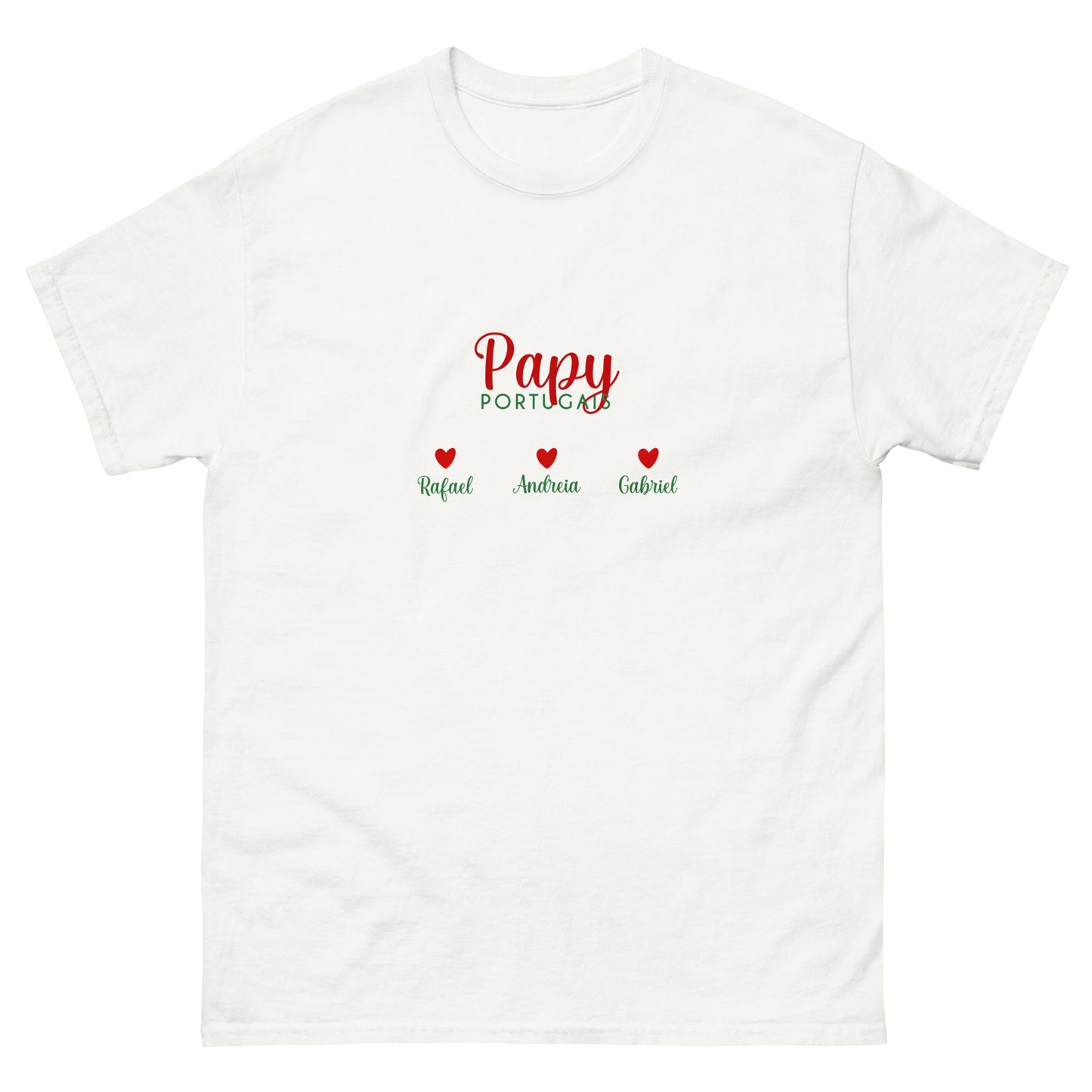 T-shirt « Papy portugais » personnalisable