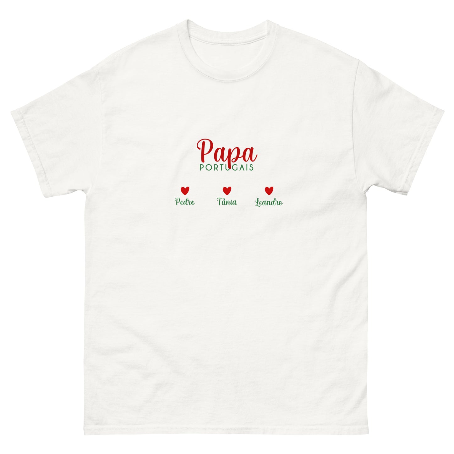 T-shirt « Papa portugais » personnalisable