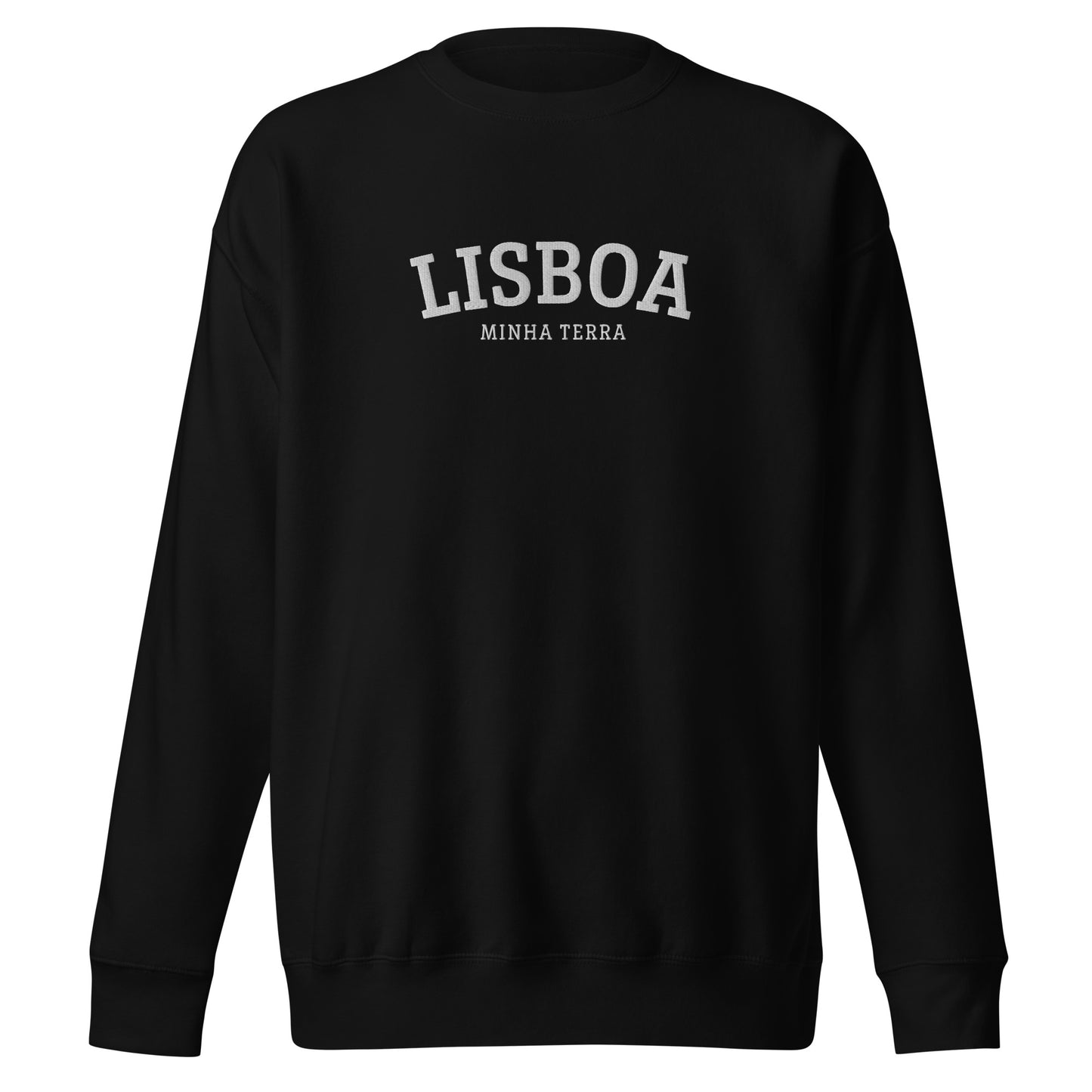 Sweatshirt bordada "Lisboa, Minha Terra"