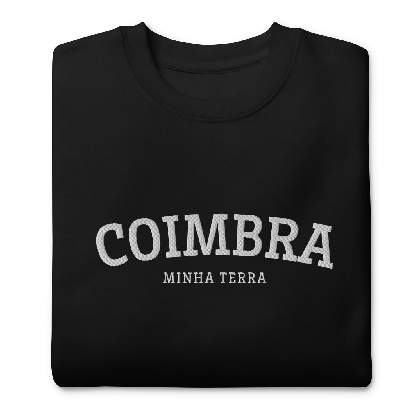 Moletom bordado “Coimbra, Minha Terra”