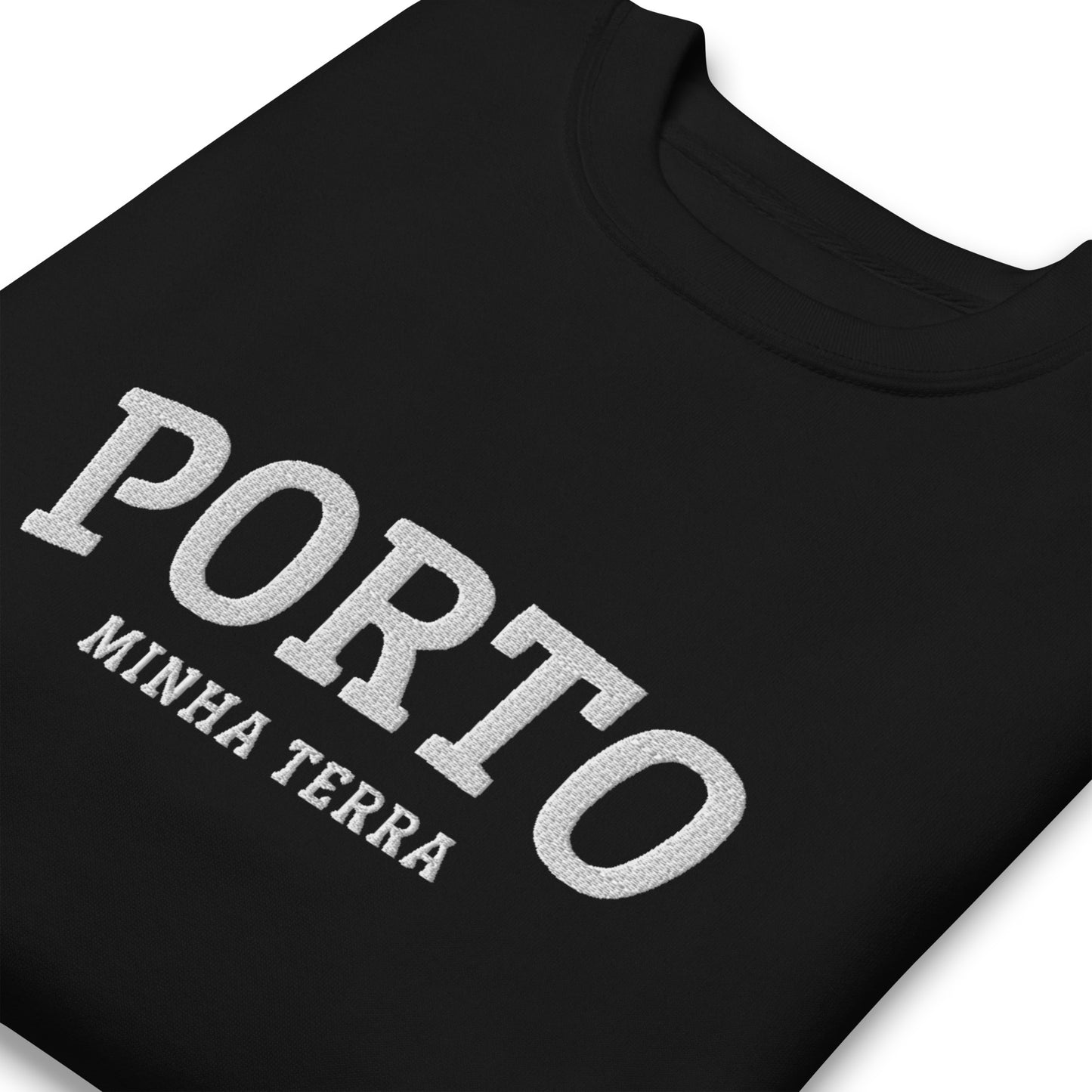 Moletom bordado "Porto, Minha Terra"