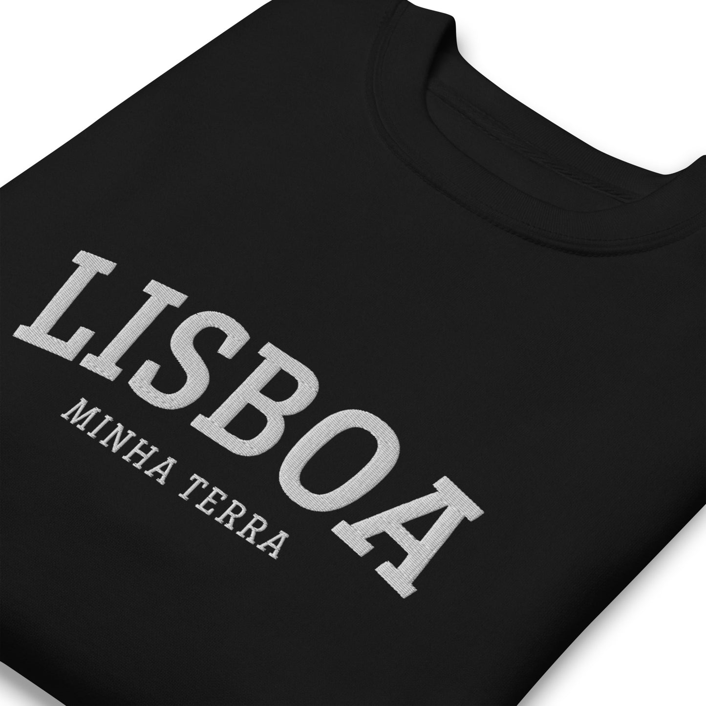 Sweatshirt bordada "Lisboa, Minha Terra"