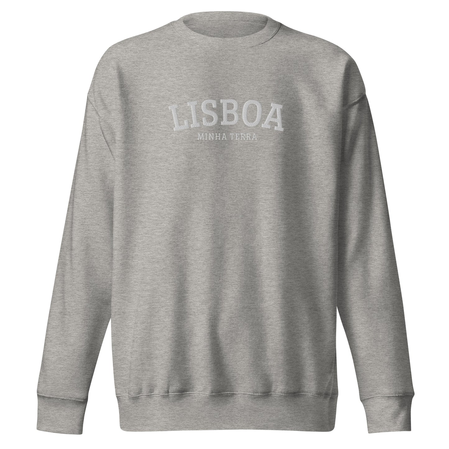 Sweatshirt bordada "Lisboa, Minha Terra"