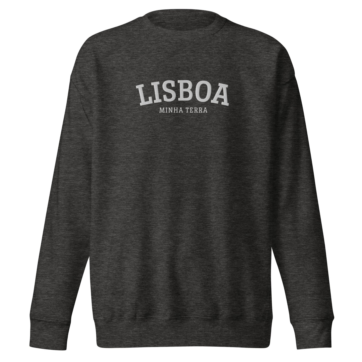 Sweatshirt bordada "Lisboa, Minha Terra"