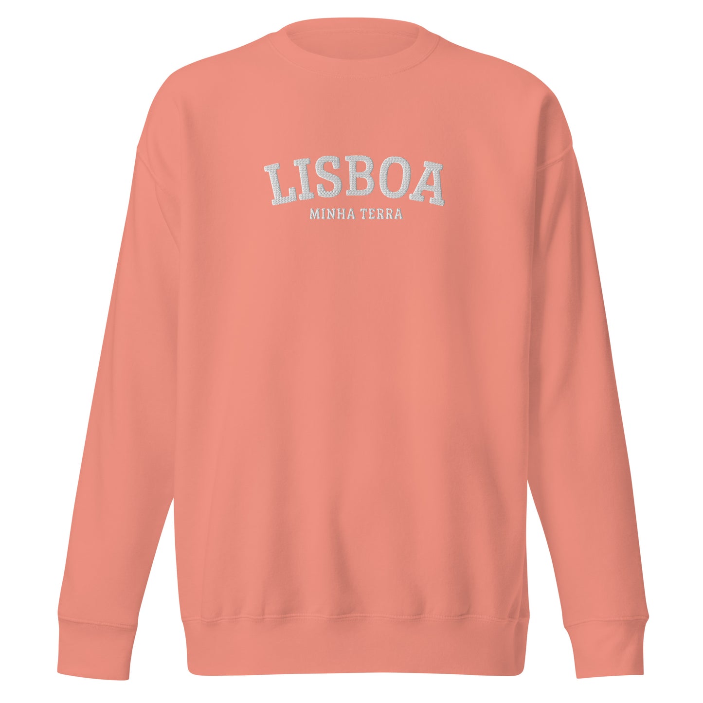 Sweatshirt bordada "Lisboa, Minha Terra"