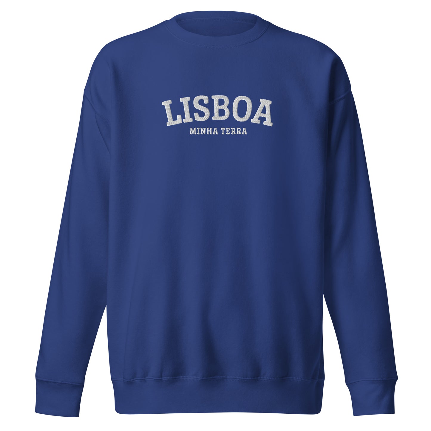 Sweatshirt bordada "Lisboa, Minha Terra"