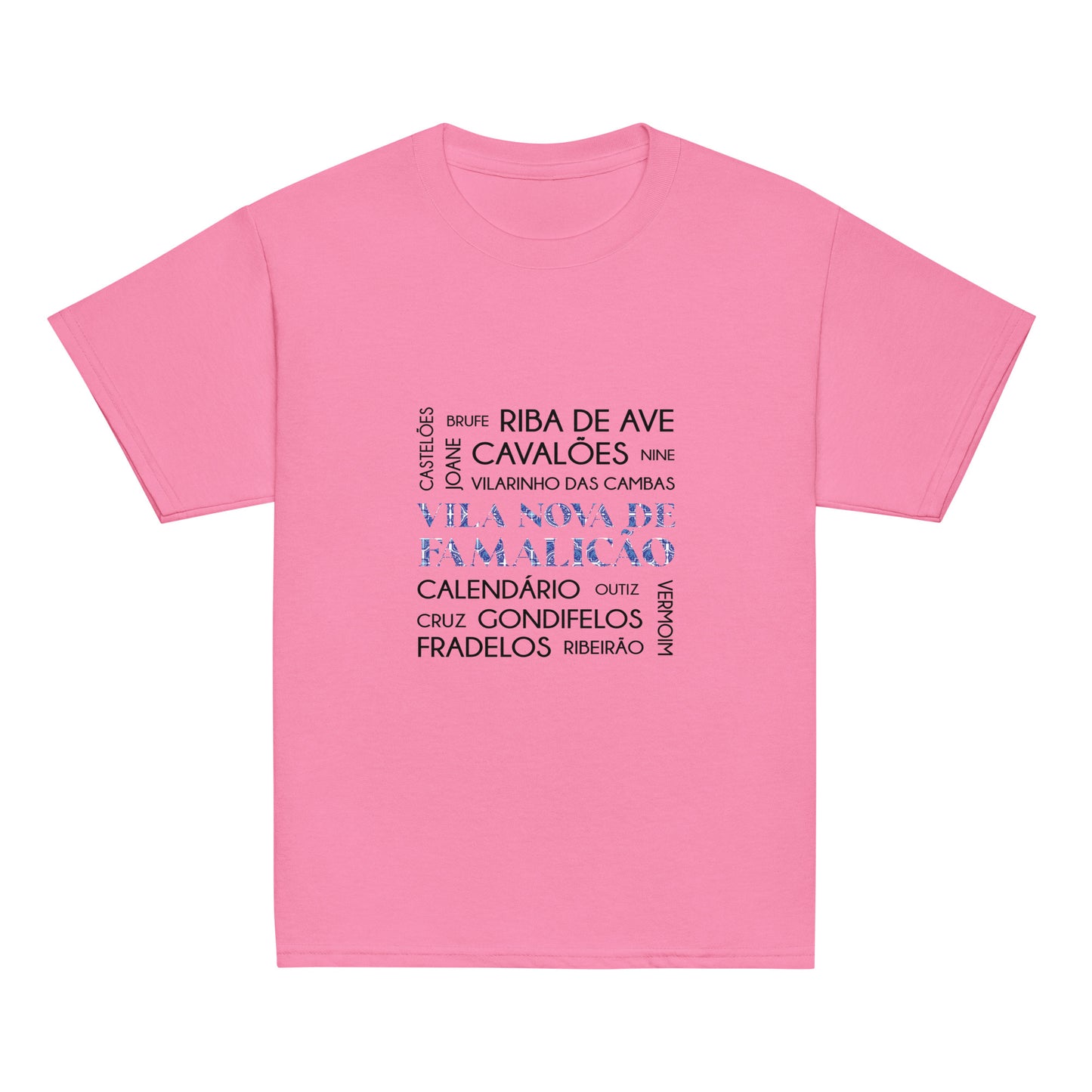 T-shirt infantil “Vila Nova de Famalicão e freguesias”