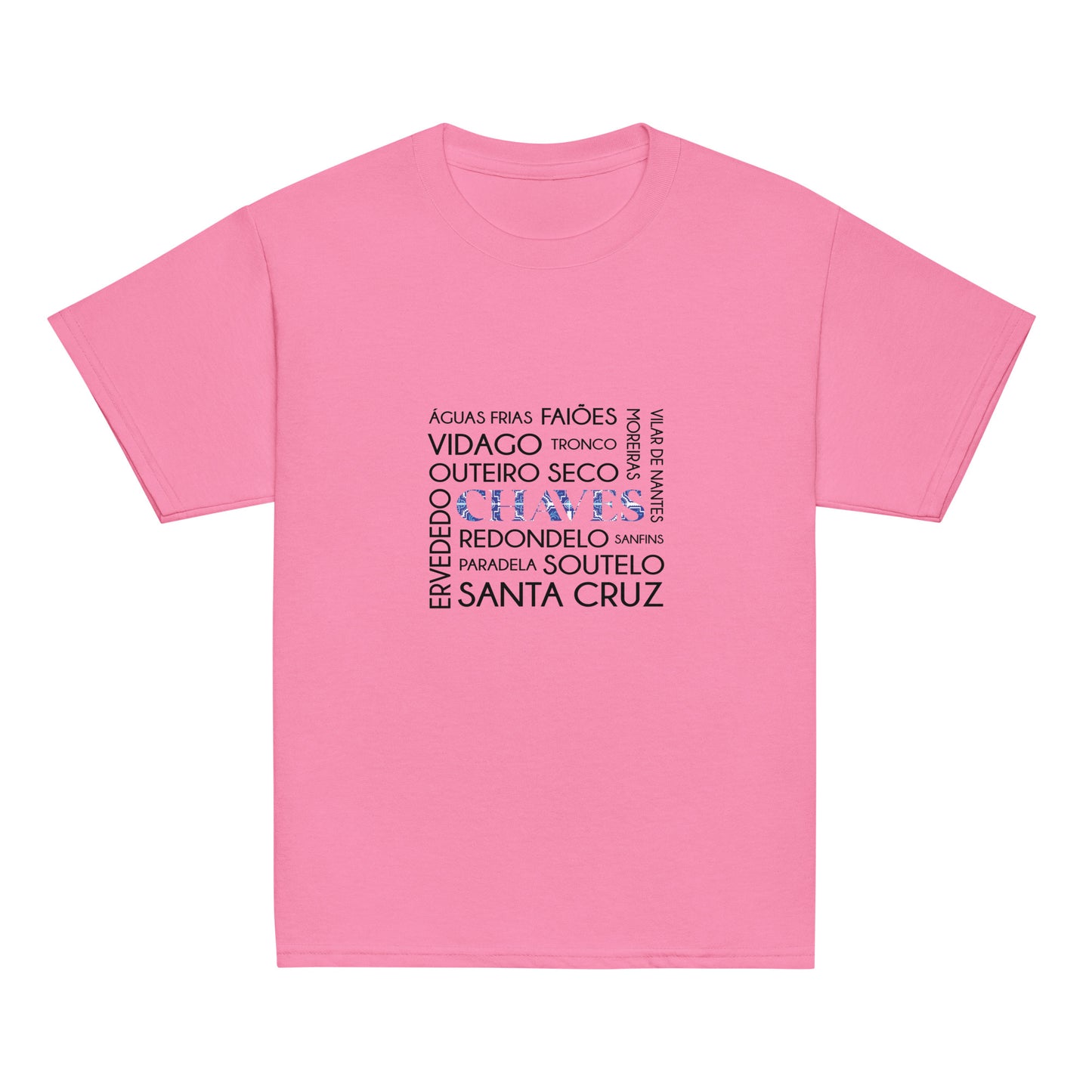 T-shirt infantil “Chaves e freguesias”