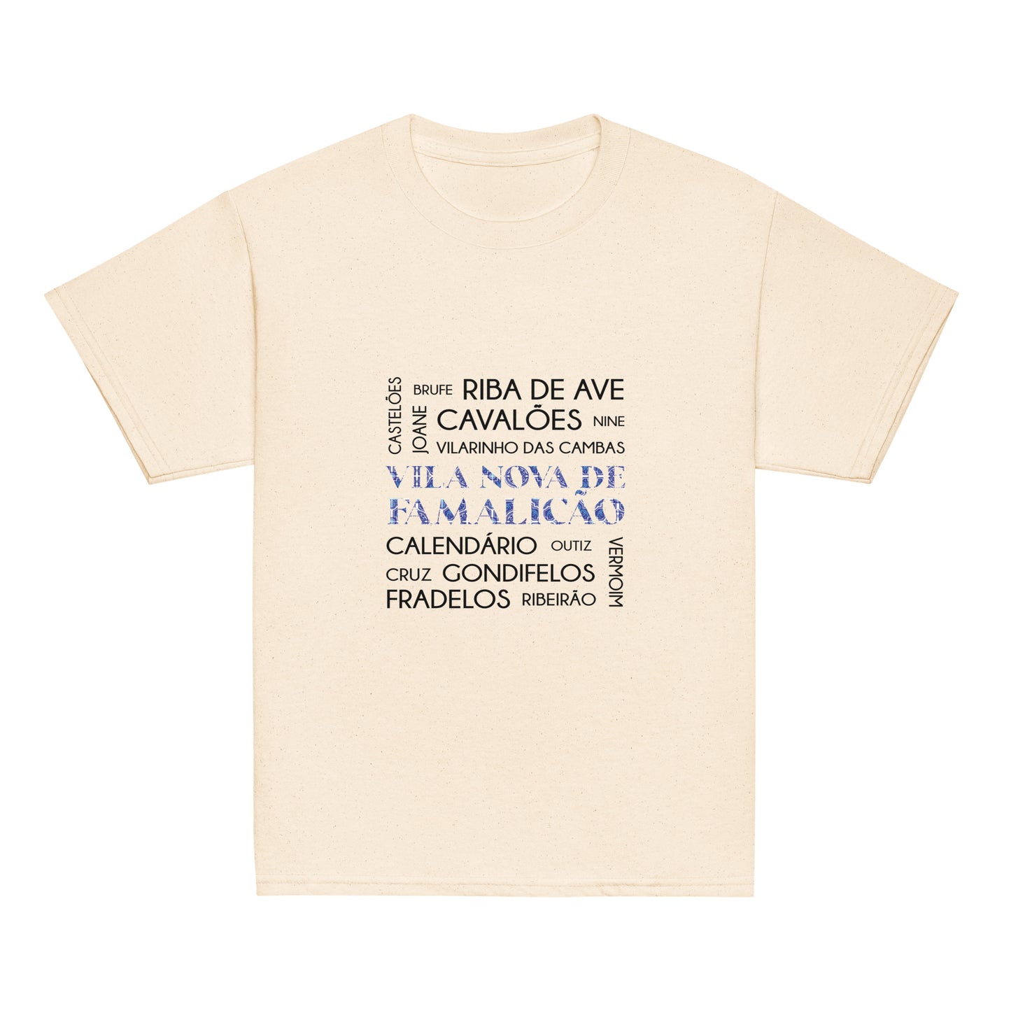 T-shirt infantil “Vila Nova de Famalicão e freguesias”