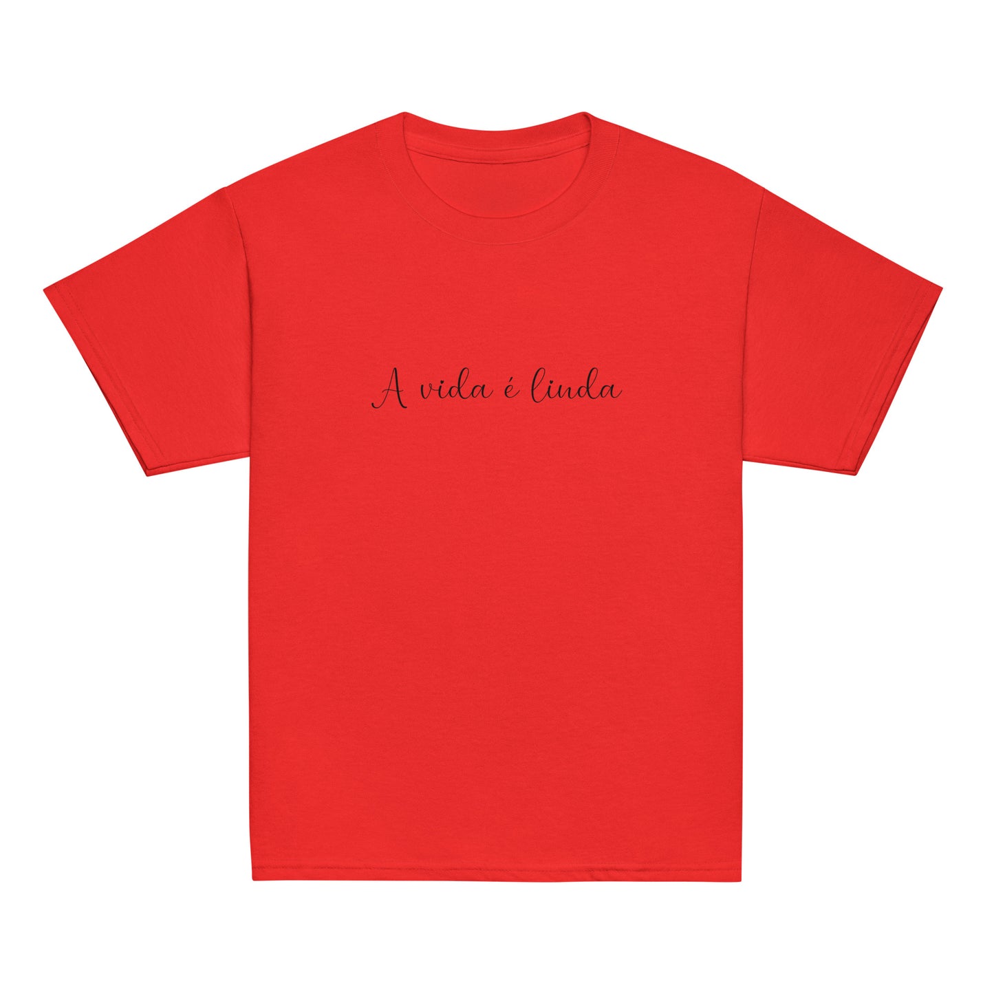 T-shirt infantil “A vida é linda”