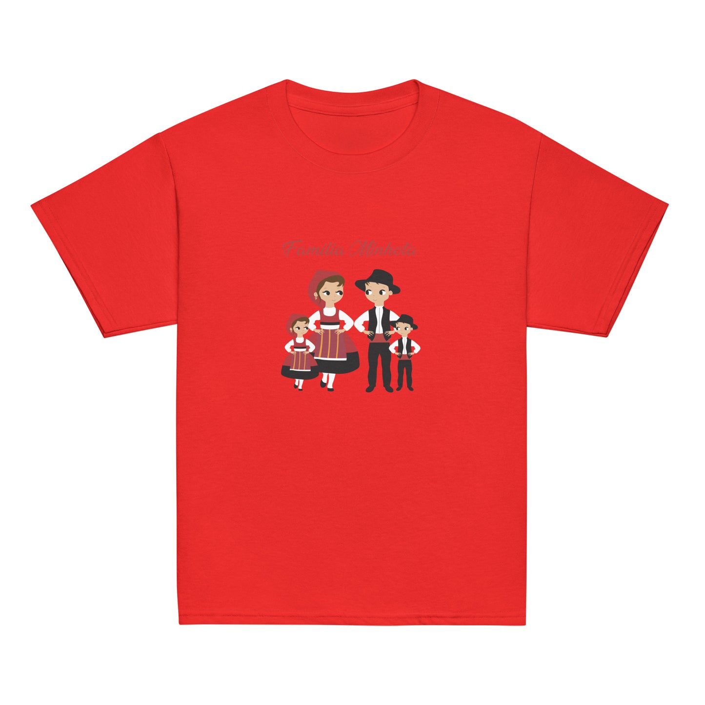 T-shirt infantil “Família Minhota” personalizável