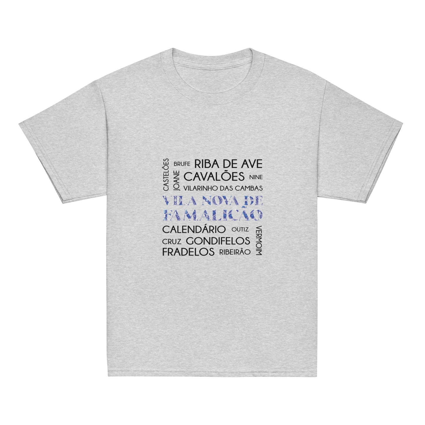 T-shirt infantil “Vila Nova de Famalicão e freguesias”