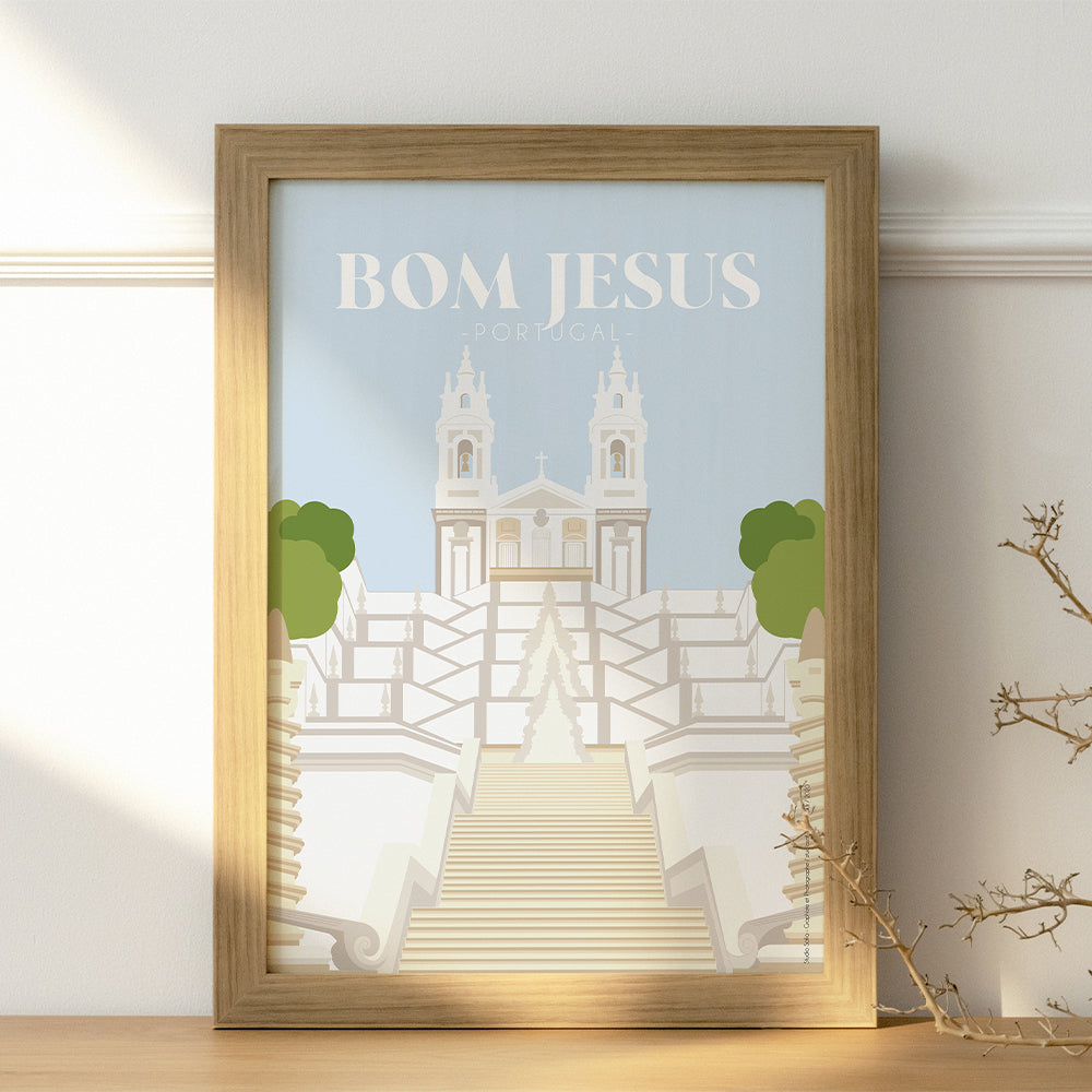 Affiche "Bom Jesus - Braga"- PDF à imprimer