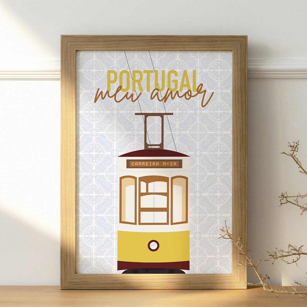 Poster "Portugal, meu amor - Azulejos" - PDF para imprimir