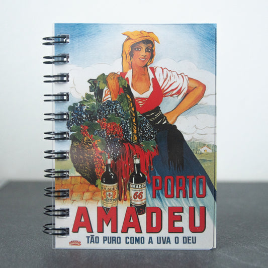 Carnet A6 à spirales "Porto Amadeu"