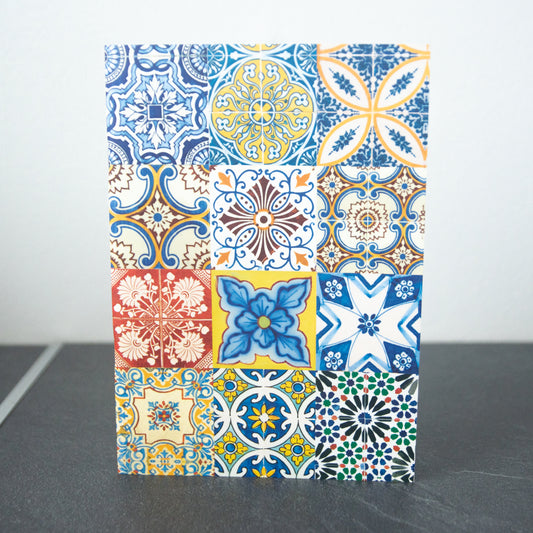 Caderno pautado A5 "Azulejos Porto"