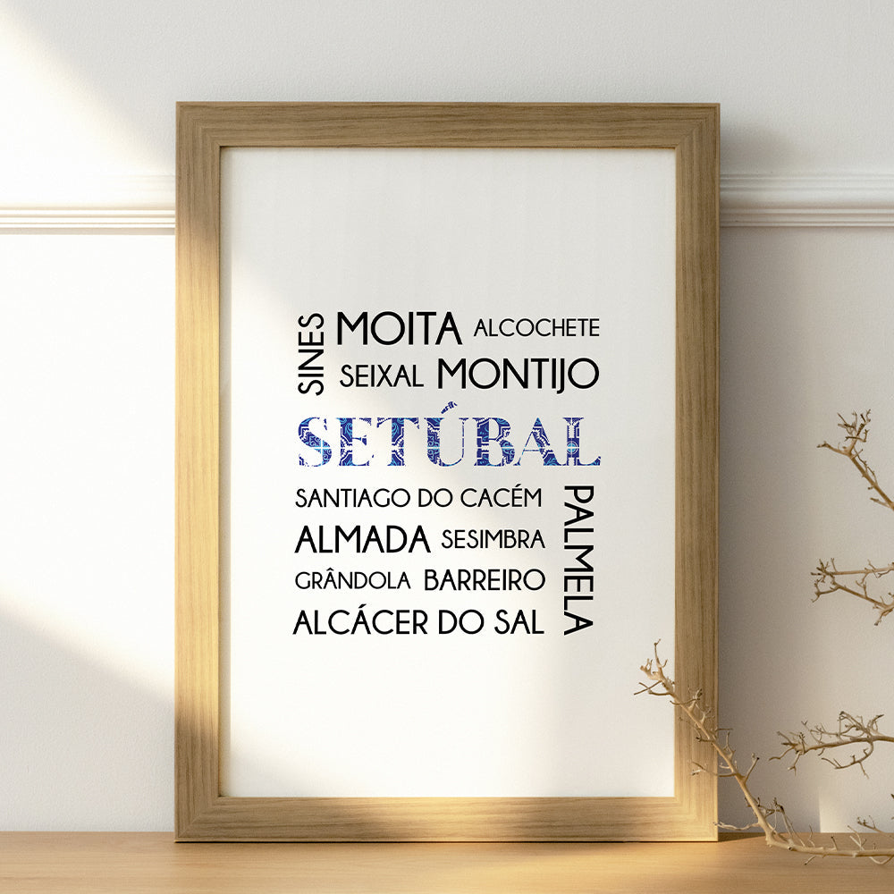 Affiche "District Setúbal" - PDF à imprimer