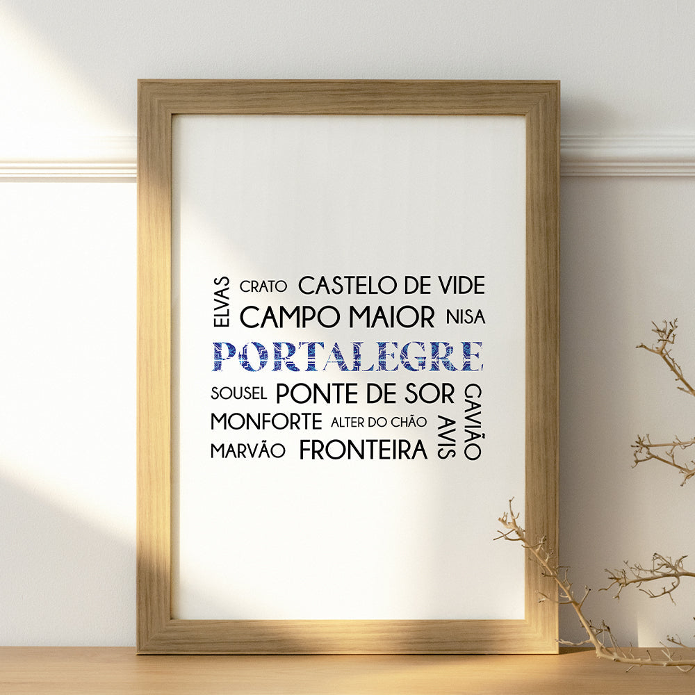 Affiche "District Portalegre" - PDF à imprimer