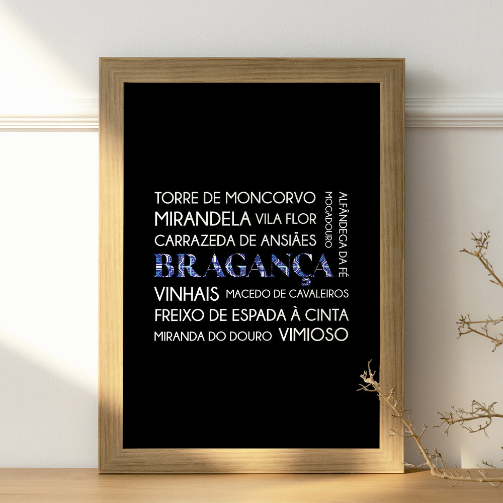 Affiche "District Bragança" - PDF à imprimer