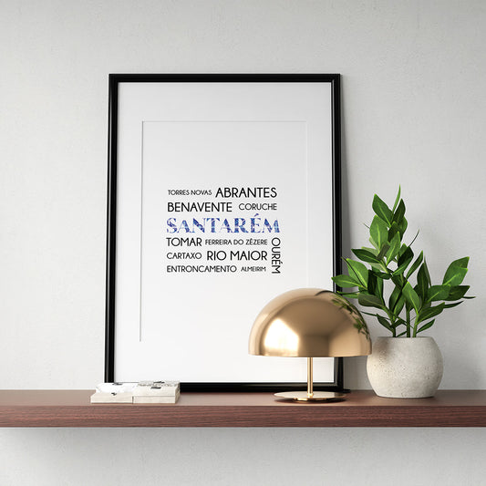 Affiche "District Santarém" - PDF à imprimer