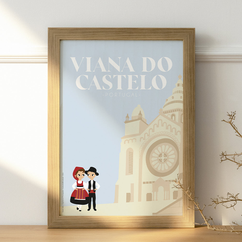 Affiche "Santa Luzia - Viana do Castelo" - PDF à imprimer