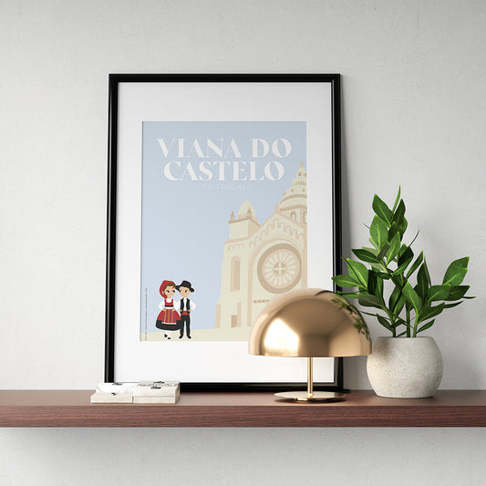 Affiche "Santa Luzia - Viana do Castelo" - PDF à imprimer